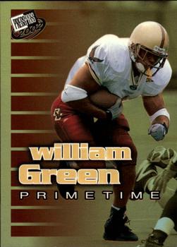 2002 Press Pass - Primetime #PT4 William Green Front