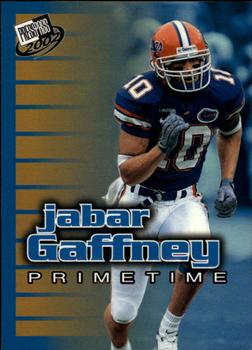 2002 Press Pass - Primetime #PT8 Jabar Gaffney Front