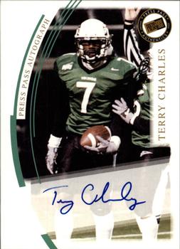 2002 Press Pass JE - Autographs #NNO Terry Charles Front