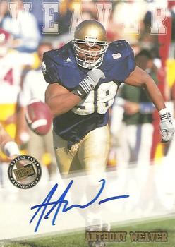 2002 Press Pass JE - Autographs #NNO Anthony Weaver Front