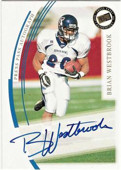 2002 Press Pass JE - Autographs #NNO Brian Westbrook Front