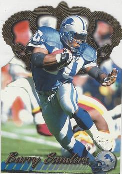 1996 Pacific Gridiron - Gold Crown Die Cuts #GC-1 Barry Sanders Front