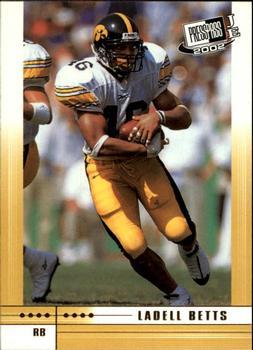 2002 Press Pass JE - First Down #FD30 Ladell Betts Front