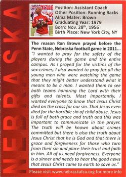 2012 FCA Nebraska Cornhuskers - The Year In Review #NNO Ron Brown Back