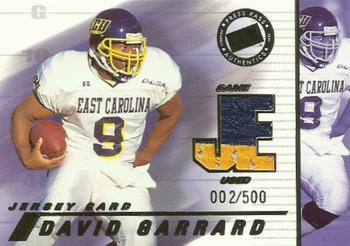 2002 Press Pass JE - Game Used Jerseys #JE/DGA David Garrard Front
