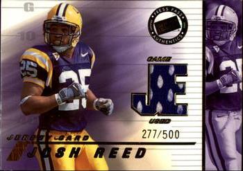 2002 Press Pass JE - Game Used Jerseys #JE/JR Josh Reed Front