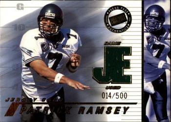 2002 Press Pass JE - Game Used Jerseys #JE/PR Patrick Ramsey Front