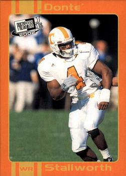 2002 Press Pass JE - Old School #OS9 Donte Stallworth Front