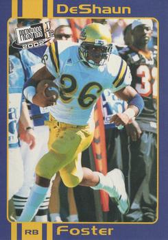2002 Press Pass JE - Old School #OS18 DeShaun Foster Front