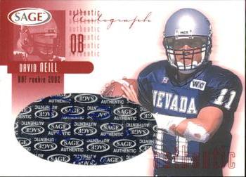 2002 SAGE - Autographs Red #A29 David Neill Front