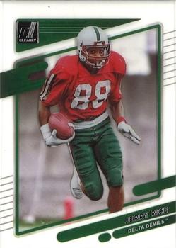 2023 Panini Chronicles Draft Picks - Clearly Donruss #8 Jerry Rice Front