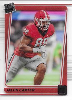 2023 Panini Chronicles Draft Picks - Clearly Donruss #37 Jalen Carter Front