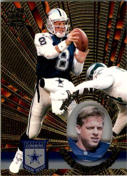 1996 Pacific Invincible #I-36 Troy Aikman Front