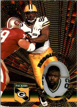 1996 Pacific Invincible #I-55 Reggie White Front