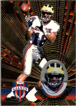 1996 Pacific Invincible #I-105 Amani Toomer Front