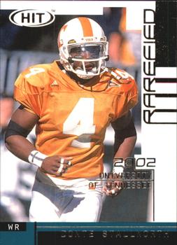 2002 SAGE HIT - Rarefied Silver #R24 Donte Stallworth Front