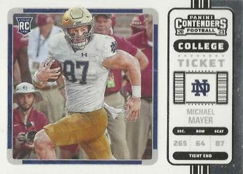2023 Panini Chronicles Draft Picks - Contenders College Ticket #19 Michael Mayer Front