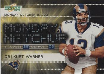 2002 Score - Monday Matchup #MM-4 Kurt Warner Front