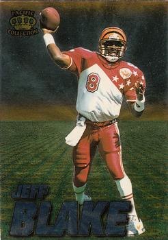 1996 Pacific Invincible - Pro Bowl #PB-1 Jeff Blake Front