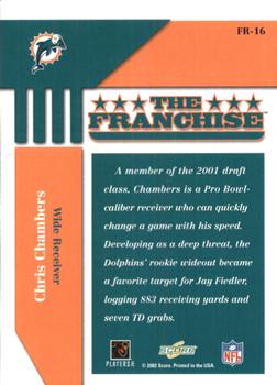 2002 Score - The Franchise #FR-16 Chris Chambers Back