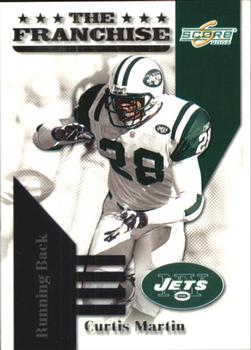 2002 Score - The Franchise #FR-21 Curtis Martin Front