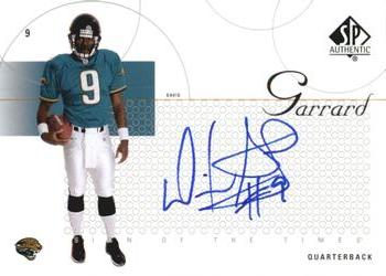 2002 SP Authentic - Sign of the Times #ST-DG David Garrard Front
