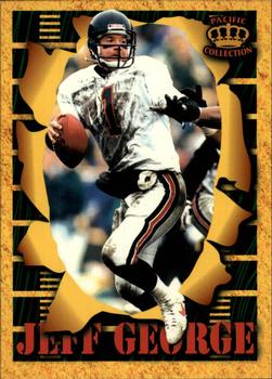 1996 Pacific Invincible - Smash-Mouth #SM7 Jeff George Front