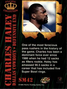 1996 Pacific Invincible - Smash-Mouth #SM42 Charles Haley Back