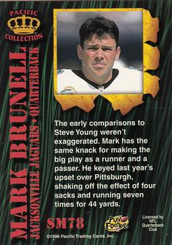 1996 Pacific Invincible - Smash-Mouth #SM78 Mark Brunell Back