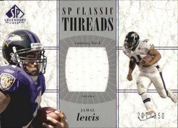 2002 SP Legendary Cuts - SP Classic Threads #CC-JL Jamal Lewis Front