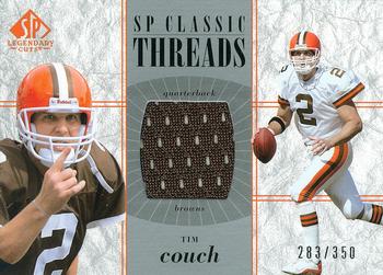 2002 SP Legendary Cuts - SP Classic Threads #CC-TC Tim Couch Front