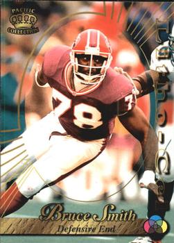 1996 Pacific Litho-Cel #Litho-13 Bruce Smith Front