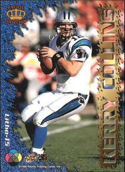 1996 Pacific Litho-Cel #Litho-15 Kerry Collins Back