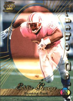1996 Pacific Litho-Cel #Litho-42 Eddie George Front