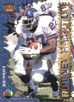 1996 Pacific Litho-Cel #Litho-68 Rodney Hampton Back