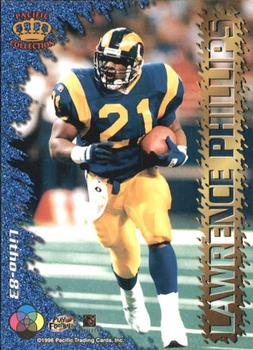 1996 Pacific Litho-Cel #Litho-83 Lawrence Phillips Back