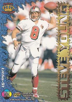 1996 Pacific Litho-Cel #Litho-91 Steve Young Back