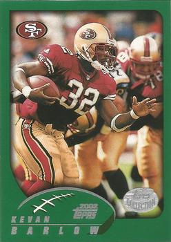 2002 Topps - Topps Collection #137 Kevan Barlow Front