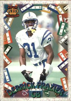1996 Pacific Litho-Cel - Game Time #GT-44 Derrick Frazier Front