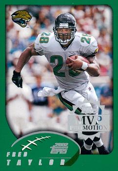 2002 Topps - MVP Promotion #NNO Fred Taylor Front