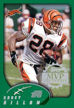 2002 Topps - MVP Promotion #NNO Corey Dillon Front