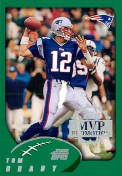 2002 Topps - MVP Promotion #NNO Tom Brady Front