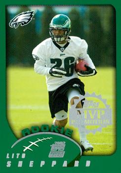 2002 Topps - MVP Promotion #NNO Lito Sheppard Front