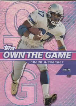 2002 Topps - Own the Game #OG14 Shaun Alexander Front