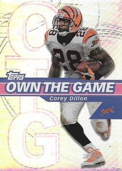 2002 Topps - Own the Game #OG15 Corey Dillon Front