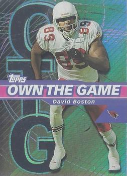 2002 Topps - Own the Game #OG17 David Boston Front