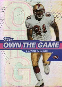 2002 Topps - Own the Game #OG19 Terrell Owens Front