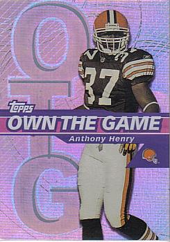 2002 Topps - Own the Game #OG30 Anthony Henry Front