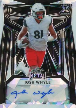 2023 Leaf Metal Draft - Crystal Black #BA-JW1 Josh Whyle Front