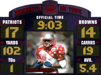1996 Pacific Litho-Cel - Moments in Time #MT-17 Curtis Martin Front
